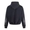 Sudadera con capucha retro americana desgastada para hombre, corte holgado, diseño punk moderno con remaches, camiseta deportiva con capucha