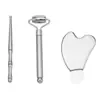 Venta al por mayor del fabricante Tabla raspadora con forma de corazón de acero inoxidable Palo de masaje de belleza facial Masajeador de ojos Multifuncional Universal para todo el cuerpo