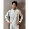 Atacado tendência novo estilo Harajuku simples ins casual moda popular moletom de manga comprida artístico japonês versátil