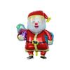 Balões de Natal Árvore de Natal Mini boneco de neve de Natal Mini árvore de Natal Layout de festa de Natal Balões