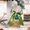 Bolsa de Regalo Navideña Caja de Regalo de Manzana para Nochebuena Empaque de Mano Caja Vacía de Regalo Pequeño Creativo para Niños de Jardín de Infancia