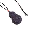 Compra Transfronteriza de Colgantes de Calabaza para Hombre, Collares para Mujer, Nuevos Productos de Tiktok, Incienso de Medicina Tradicional China, Colgantes de Cuello Orientales Nueve Púrpuras