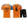 Traje de uniforme de fútbol para hombre estampado para adultos y niños uniforme de equipo de competición y entrenamiento de verano deportivo de manga corta transpirable uniforme de fútbol para mujer