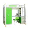 Cama de apartamento combinação de aço cama de estudante cama de dormitório de trabalhador loja alta e baixa com guarda-roupa para cama