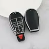 Producto de Venta Caliente Transfronterizo Adecuado para Fundas de Llave con Borde Plateado para Dodge, Jeep Grand Cherokee, Grand Voyager y Estuches para Llaves de Coche Chrysler