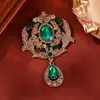 Broche Recortado Estilo Palácio Retrô, Fashion e de Alto Padrão, Acessórios Personalizados Versáteis para Jaquetas Cheongsam, Broche Pin para Senhoras