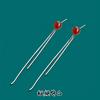 Novedad 2025 Elegantes Pendientes Largos con Borla de Estrella de Cinco Puntas para Mujer, Pendientes de Botón Únicos, Versátiles Colgantes de Oreja de Estrella