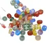 Cuentas de Ágata Jade de Colores para Ábaco, Cuentas Sueltas de Jade, Calcedonia Roja, Amarilla, Azul, Verde, Cuentas Espaciadoras Multicolor, Cuentas para Joyería