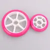 Ventas Directas de Fábrica Ruedas Giratorias de PVC Transfronterizas para Coches de Juguete para Niños y Cochecitos de Bebé, 118*24mm