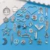 Cross-border New Product Mix 30 Asas de Liga de Prata Antiga Balão de Ar Quente Pingente Feito à Mão DIY Brincos Pulseira Jóias Acessórios