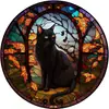 Apanhador de Sol de Acrílico de Halloween Aranha Abóbora Morcego Decoração de Jardim Pingente Atacado em Estoque