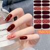 Nuevo esmalte de uñas pegatinas para uñas de película pegatinas para uñas niunian pegatinas completas para uñas pegatinas de uñas con estampado de leopardo de otoño e invierno joyería YMX693-708