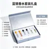 Caixa de presente personalizada para perfume, caixa de embalagem para kit de fragrância, caixa de presente cosmética e de cuidados pessoais com tampa flip-top, caixa de cartão dourada e prateada, com logotipo