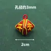 Festival do Barco-Dragão pingente colorido pequeno de zongzi pingente pulseira trançada feita à mão DIY franja joias acessórios decorativos