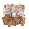 Livro de Material Momo Série Coleção Particular Retrô Livro de Mão Retrô Material DIY Adesivos Decorativos 100 Folhas 6 Tipos