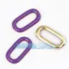 Accesorios para joyería DIY cobre puro nariz de cerdo goteando conector de doble agujero tamaño grande pequeño Rosa Rojo Rosa