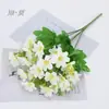 28 Decoração de Casa e Jardim Flores de Seda Engenharia Externa Pequena Margarida Selvagem Flores Artificiais Pequena Margarida Orquídea Saltitante Flores Artificiais de Crisântemo