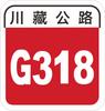 Rodovia Nacional G318 Rodovia Nacional G318 Rodovia Nacional G318 Esta Vida Tem Que Dirigir Adesivos para Carro Cobertura de Arranhões Passando por Xizang Linha Sichuan-Xizang