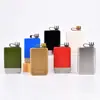 Petaca de Vino Rusa Portátil Alemana de Acero Inoxidable 304 para el Hogar Portátil Exterior Metálica Botella de Vino Personalizada Mini Medio Litro