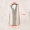 1M 6 Dentes Decoração de Bolo Biscoito Rosa Creme Confeitaria Ferramenta DIY Ponta de Decoração de Aço Inoxidável 304 Coleção Média