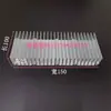 Disipador de calor de aluminio de dientes finos Ancho 80 100 120 160 200 mm Radiador de placa de circuito de alta potencia
