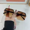 Gafas de Sol de Nuevo Estilo para Hombre, Gafas de Sol Cuadradas de Marco Grande de Moda para Mujer, Protector Solar, Anti-UV, Gafas de Sol de Medio Marco para Conducir