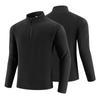 Novedad Otoño e Invierno 2025 Ropa Interior Deportiva para Hombre con Media Cremallera, Cuello Alto Moderno, Manga Larga, Sudadera de Secado Rápido para Fitness al Aire Libre