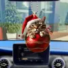 Nuevo Colgante Plano de Acrílico 2D de Cruz Transfronteriza para Coche con Alas Extendidas, Águila Voladora Nueva Decoración para Coche, Estilo de Dibujos Animados