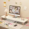 Bandeja para Teclado de Escritorio Base Elevadora de Monitor Soporte para Escritorio de Oficina Estante de Almacenamiento Elevador para Computadora de Escritorio