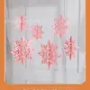 Copos de Nieve Estéreo Navideños Colgantes Decorativos Navideños Colgantes para Árbol de Navidad Decoración de Ambiente Diseño de Fondo para Eventos