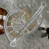 Plexiglás Acrílico Altamente Transparente Tubo Curvo Arco Espiral Doblado en Caliente Tubo Redondo Forma Especial Gradiente de Color Personalización