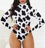 Ebay Amazon Macacão Sexy Roupas Femininas 13 Cores Manga Longa Gola Alta Justo Cor Sólida Macacão Justo Inverno