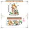 Una Variedad de Adhesivos de Pared de Animalitos Lindos para Habitaciones Infantiles, Salas de Estar, Dormitorios y Paredes de Fondo de Jardín de Infancia, Decoraciones de Pared Autoadhesivas