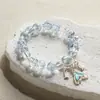 Explosões Super Fada Mori Cristal Lua Pulseira Feminina Design de Nicho Estudante Joker Cor Doce Pulseira de Namorada
