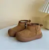 Zapatos para Niñas, Zapatos Dobles de Algodón para Niños, Nuevo Estilo Invierno 2026, Forro Polar, Engrosados, Cálidos, Botas de Nieve de Felpa