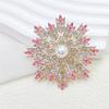 2024 novo broche de girassol moda personalizado tendência feminina broche de seda lenço fivela corsage anti-luz lenço de seda decoração