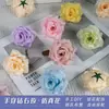 Uso na Mão Cabeça de Rosa com Diamante Casamento Decoração de Parede de Fundo para Casamento Grampo de Cabelo Corsage Guirlanda Acessórios Cabeça de Rosa Atacado