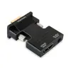 Adaptador hdmi para vga com áudio hdmi para vga fêmea para macho HDTV monitor de computador