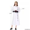 Accesorios de Halloween Transfronterizos Set de Uniforme de Enfermera Diadema Jeringa Estetoscopio Bolígrafo de Enfermera Calentadores de Piernas Disfraz