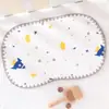 Almofada de Nuvem para Recém-Nascidos, Almofada Plana para Bebê, Almofada para Bebê, Almofada de Nuvem de Gaze, Absorvente de Suor, Respirável, Paninho de Arroto Lavável à Máquina