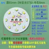 Fonte de luz patch led 3w5w 44mm lâmpada de restaurante acessório de lâmpada de cristal 40mm pavio dimerização de duas cores contas de lâmpada para sala de estar