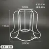 Lámpara de mesa Accesorios DIY Película Lámpara de ambiente Soporte Gancho Flor Marco de hierro Cuerda de cáñamo trenzada Pantalla de lámpara hecha a mano en relieve