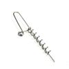Aço Inoxidável Conveniente Encaixe Espiral Rosca Dupla Agulha Trava Conector Pino Isca Acessórios para Pesca Marítima Atacado