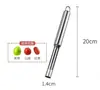 Herramienta Extractor de Huesos de Dátil Rojo, Herramienta Extractor de Huesos de Dátil Rojo, Extractor Multifuncional de Semillas de Espino Blanco de Acero Inoxidable, Extractor de Huesos de Jujuba y Dátil de Leche para el Hogar