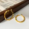 Pendientes Irregulares Geométricos de Diseño de Moda Simple de Nicho Transfronterizos Europeos y Americanos, Pendientes Versátiles de Lujo Ligero para el Trabajo