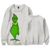 Moletom Novo 2023 Casual Gola Redonda Algodão Top Popular Europeu e Americano Desenho Animado Pato de Natal Monstro Amarelo Peludo