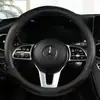 Cubierta de Volante de Coche Venta al por Mayor Transfronteriza Modelo Patrón Fibra de Carbono Hy2133 Nuevo Estilo Deportivo Orejas de Gato de Dibujos Animados Cubierta de Manija Interior