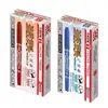 Tianzhuo 89220 Marcador de Doble Punta a Base de Aceite Negro Rojo Azul Arte Contorneado Bolígrafo Liner Estudiante Punta Fina Bolígrafo de Firma