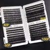 Cílios Postiços Europeus e Americanos, Mais Vendido na Amazon Transfronteiriça, Extensões de Cílios DIY de Cacho Único Volumosos 80D, Cílios Espessos e Curvados