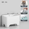 Fregadero Mopero Pequeño para Balcón de Casa, Lavabo para Piso de Baño, Fregadero Mopero Cerámico Alto de Pie, Tamaño Grande